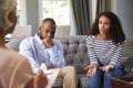 Young couple having marriage counselling Royalty Free Stock Photo