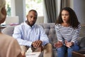 Young couple having marriage counselling Royalty Free Stock Photo