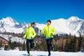 Young couple jogging Royalty Free Stock Photo