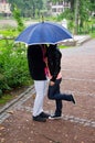 Young couple kissing Royalty Free Stock Photo