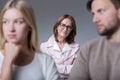 Young couple on marital therapy Royalty Free Stock Photo