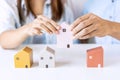 Young couple planning and looking for comparison information on their decision to buy a new home together Royalty Free Stock Photo