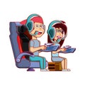 young couple playing video game Royalty Free Stock Photo