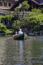 Young Couple in a Row Boat