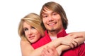 Young couple smiling Royalty Free Stock Photo