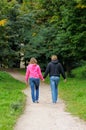 Young couple walking together Royalty Free Stock Photo