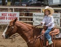 Young Cowgirl at the Rodeo Royalty Free Stock Photo