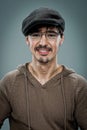 Young Cute Young Man with a Beret Royalty Free Stock Photo