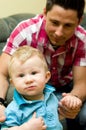 Young dad with son Royalty Free Stock Photo