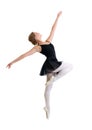 Young dancer girl isolated Royalty Free Stock Photo