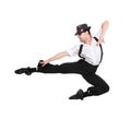 Young dancer jumping Royalty Free Stock Photo