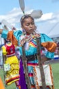 Young dancer at powwow.