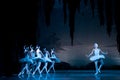 Young dancers ballerinas in class classical dance, ballet Royalty Free Stock Photo