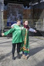 Young dancers in national suits