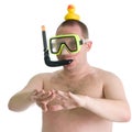 Young diver Royalty Free Stock Photo