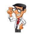 Young Doctor with glasses Royalty Free Stock Photo
