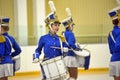 Young drummer girls