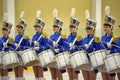 Young drummer girls