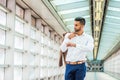 Young East Indian American Businessman with beard in New York