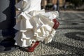 Young elegance flamenco dancer Royalty Free Stock Photo