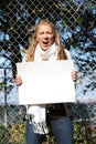 Young environmentalist girl Royalty Free Stock Photo