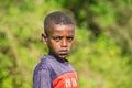 Young Ethiopian boy poses for a portrait