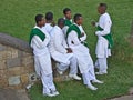 Young ethiopian men, Africa