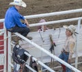 Young Excited cowboys