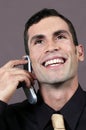 Young executive on phone 3 Royalty Free Stock Photo