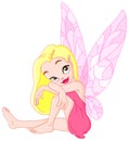 Young fairy sitting