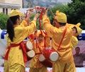 Young Falun Dafa Dance