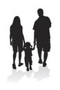 Young Family Vector