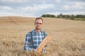 Young farmer or baker portrait Royalty Free Stock Photo