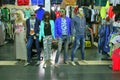 Young fashion clothing on shop mannequins