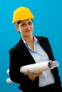 Young female architect Royalty Free Stock Photo