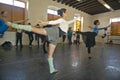 Young female ballerinas at Pro Danza Ballet dance studio and school, Cuba