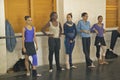 Young female ballerinas at Pro Danza Ballet dance studio and school, Cuba