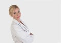 Female blonde doctor Royalty Free Stock Photo