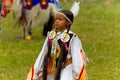 Young female Native American dancer that has the proud look of a princess-Stock photos