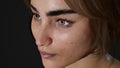 Young female face 3d render, 3d model