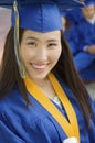 Young Female Graduate Smiling Royalty Free Stock Photo