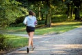 Young female jogger