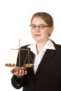 Young female lawyer Royalty Free Stock Photo