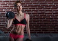 Young female working out Royalty Free Stock Photo