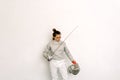 Young Fencing-Girl Portrait