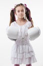 Young fighter girl Royalty Free Stock Photo