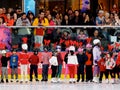 Young Figure Skater At West Edmonton Malll