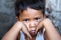 Young Filipino boy - poverty Royalty Free Stock Photo