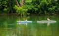 Young Fishermen Fishing for Smallmouth Bass on Roanoke River