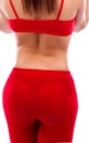 Young fitness woman body